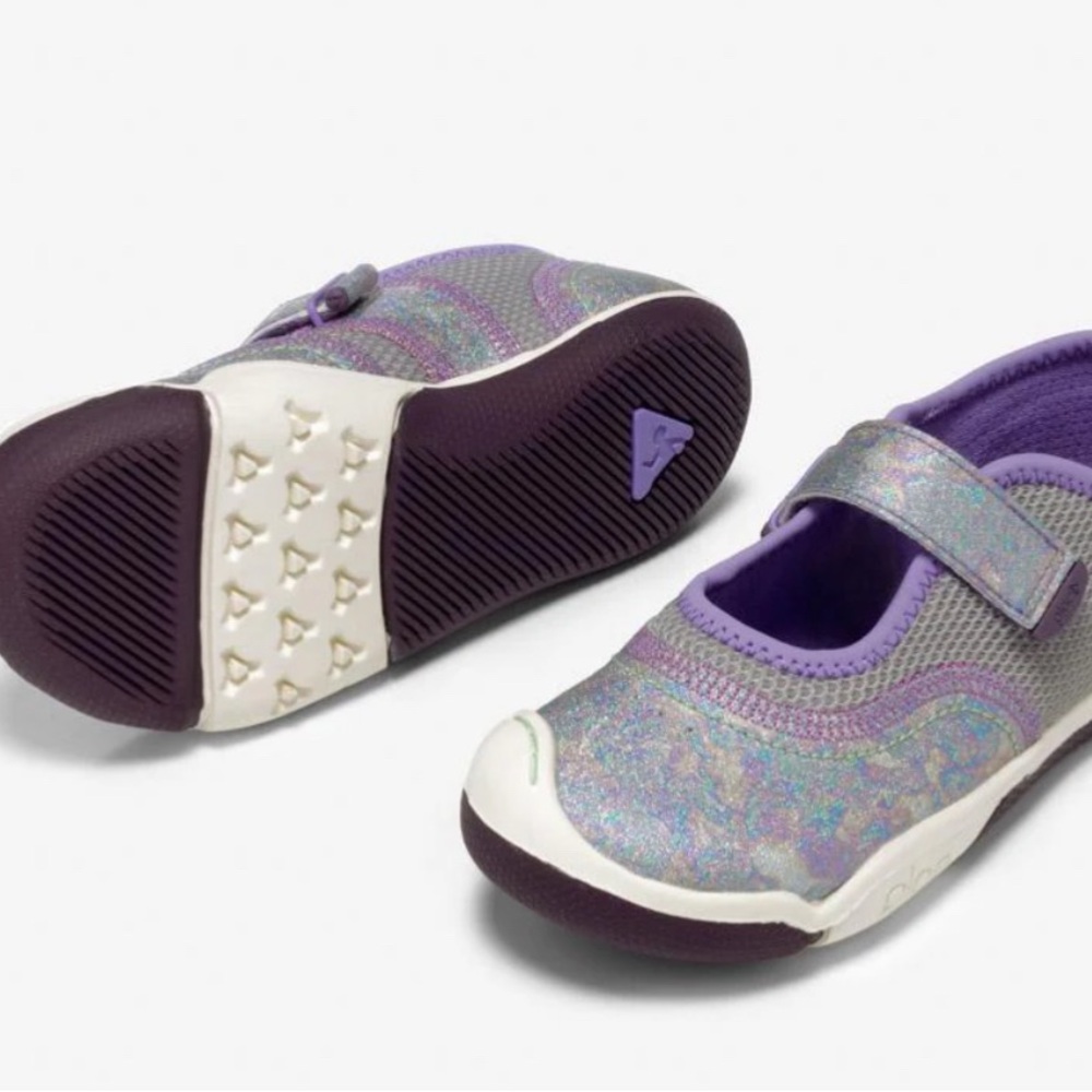 Plae Kids Emme Mary Jane - Puzzled Plum size 9.5 girls